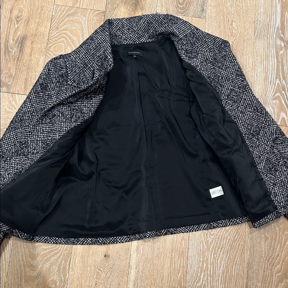 Talbots Houndstooth Shimmer Jacket - Picture 6 of 9